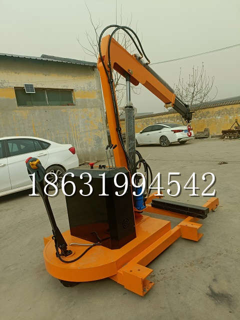 武川县自卸车厢随车吊 自制轮式四不像起重机 四驱平板吊 5吨 贵盛